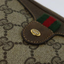 GUCCI GG Supreme Web Sherry Line Shoulder Bag PVC Beige 89 02 066 Auth ep8425-10