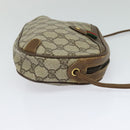 GUCCI GG Supreme Web Sherry Line Shoulder Bag PVC Beige 89 02 066 Auth ep8425-4