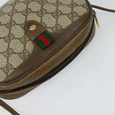 GUCCI GG Supreme Web Sherry Line Shoulder Bag PVC Beige 89 02 066 Auth ep8425-6