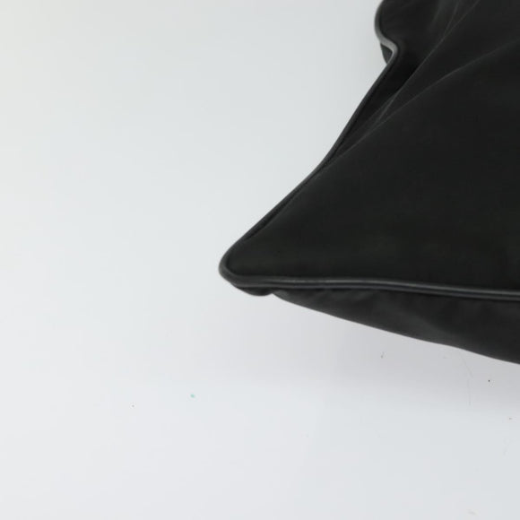 PRADA Shoulder Bag Nylon Black Silver Auth ep8428