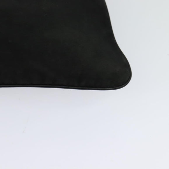 PRADA Shoulder Bag Nylon Black Silver Auth ep8428