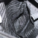 PRADA Shoulder Bag Nylon Black Silver Auth ep8428-20