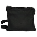PRADA Shoulder Bag Nylon Black Silver Auth ep8428-2