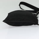 PRADA Shoulder Bag Nylon Black Silver Auth ep8428-4