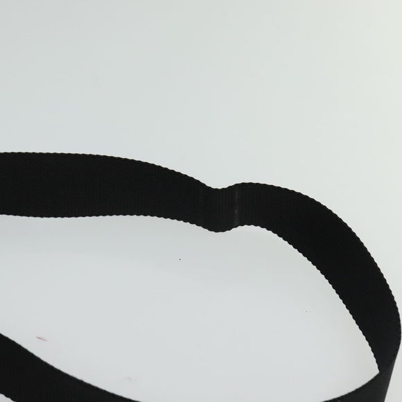 PRADA Shoulder Bag Nylon Black Silver Auth ep8428