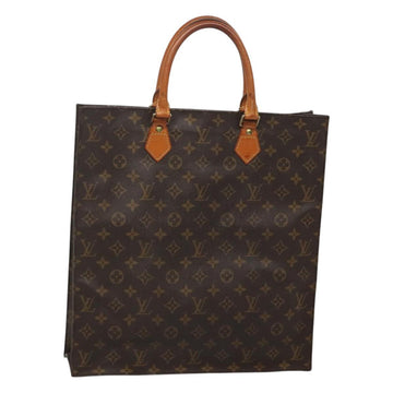 LOUIS VUITTON Monogram Sac Plat Hand Bag M51140 LV Auth ep8430