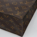 LOUIS VUITTON Monogram Sac Plat Hand Bag M51140 LV Auth ep8430-9