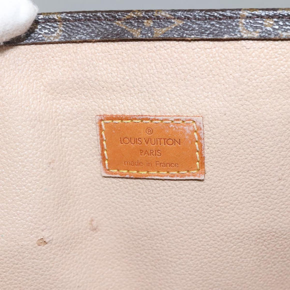 LOUIS VUITTON Monogram Sac Plat Hand Bag M51140 LV Auth ep8430