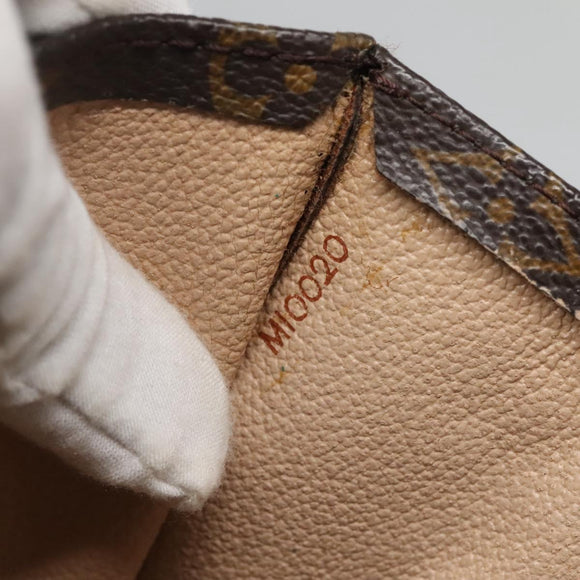 LOUIS VUITTON Monogram Sac Plat Hand Bag M51140 LV Auth ep8430