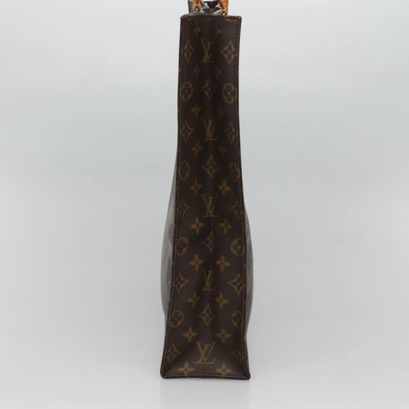 LOUIS VUITTON Monogram Sac Plat Hand Bag M51140 LV Auth ep8430