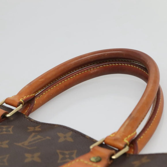 LOUIS VUITTON Monogram Sac Plat Hand Bag M51140 LV Auth ep8430