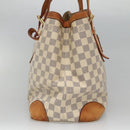 LOUIS VUITTON Damier Azur Hampstead MM Tote Bag N51206 LV Auth ep8433-4