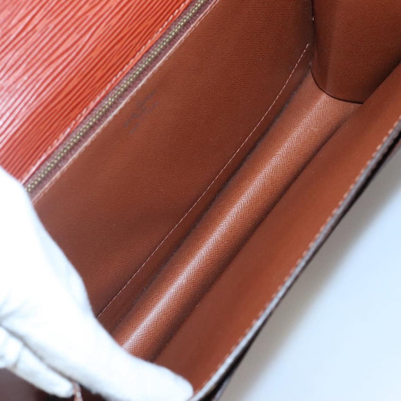 LOUIS VUITTON Epi Monceau 28 Hand Bag Brown M52123 LV Auth ep8444