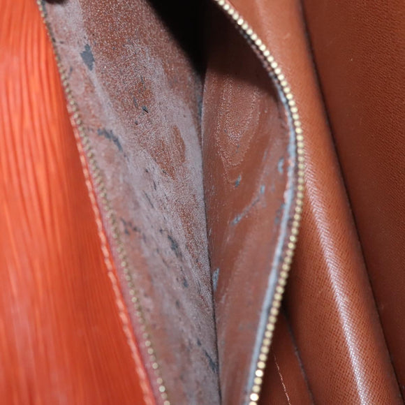 LOUIS VUITTON Epi Monceau 28 Hand Bag Brown M52123 LV Auth ep8444