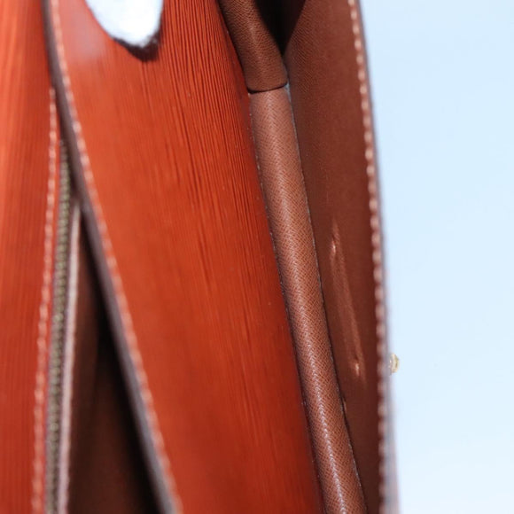 LOUIS VUITTON Epi Monceau 28 Hand Bag Brown M52123 LV Auth ep8444