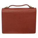 LOUIS VUITTON Epi Monceau 28 Hand Bag Brown M52123 LV Auth ep8444-2