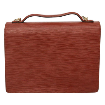 LOUIS VUITTON Epi Monceau 28 Hand Bag Brown M52123 LV Auth ep8444 - 0