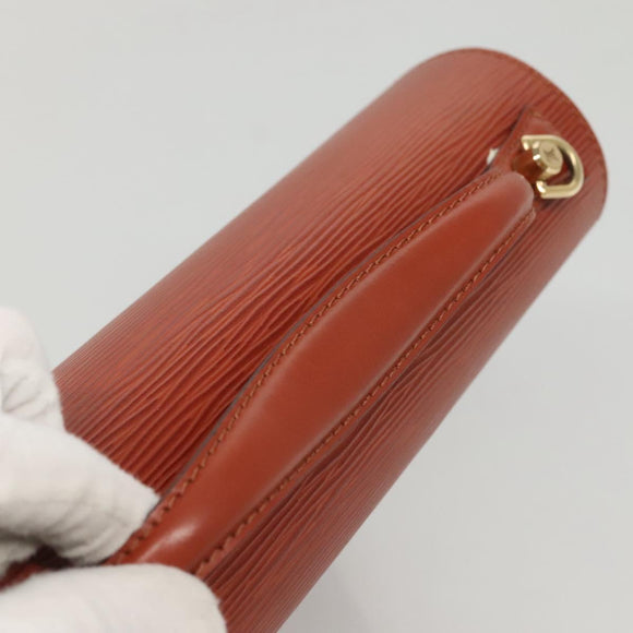 LOUIS VUITTON Epi Monceau 28 Hand Bag Brown M52123 LV Auth ep8444