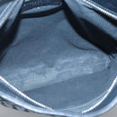 BOTTEGA VENETA INTRECCIATO Shoulder Bag Leather Black Silver Auth ep8445-10