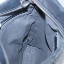 BOTTEGA VENETA INTRECCIATO Shoulder Bag Leather Black Silver Auth ep8445-18