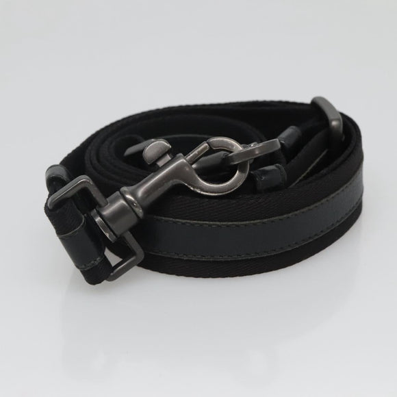 BOTTEGA VENETA INTRECCIATO Shoulder Bag Leather Black Silver Auth ep8445