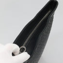 BOTTEGA VENETA INTRECCIATO Shoulder Bag Leather Black Silver Auth ep8445-5