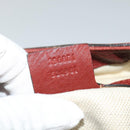 GUCCI Shoulder Bag Leather 2way Brown Gold 296851 Auth ep8453-12