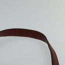 GUCCI Shoulder Bag Leather 2way Brown Gold 296851 Auth ep8453-8