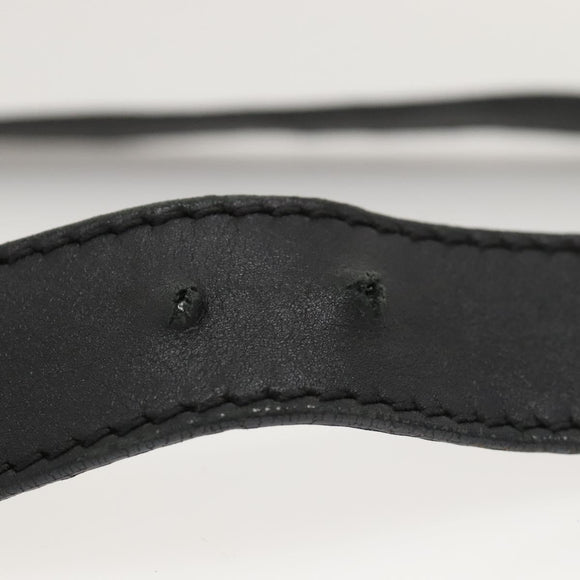 GUCCI Shoulder Bag Nylon Black Silver 148476 Auth ep8456