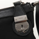 GUCCI Shoulder Bag Nylon Black Silver 148476 Auth ep8456-9