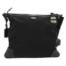 GUCCI Shoulder Bag Nylon Black Silver 148476 Auth ep8456-13