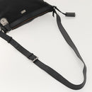 GUCCI Shoulder Bag Nylon Black Silver 148476 Auth ep8456-6