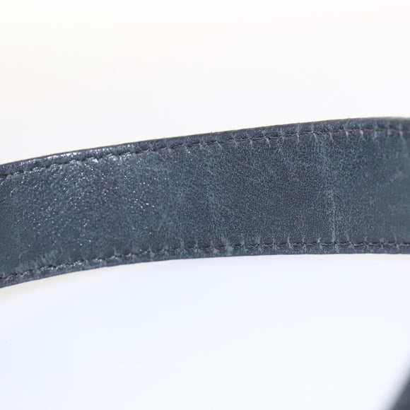 GUCCI Shoulder Bag Nylon Black Silver 148476 Auth ep8456