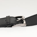 GUCCI Shoulder Bag Nylon Black Silver 148476 Auth ep8456-15