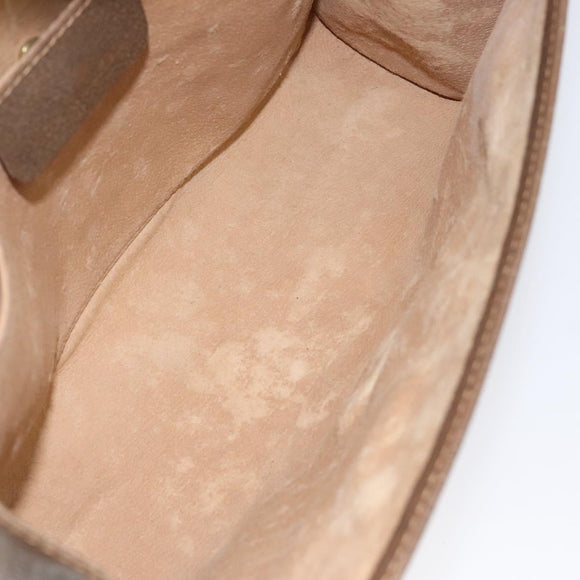 GUCCI GG Supreme Web Sherry Line Clutch Bag PVC Beige 89 01 030 Auth ep8459