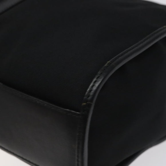 GUCCI Jackie Hand Bag Nylon Black Silver 002 1065 Auth ep8460