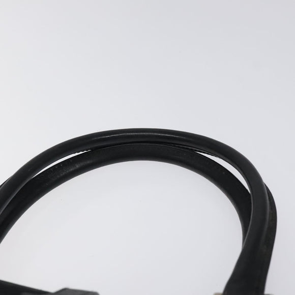 GUCCI Jackie Hand Bag Nylon Black Silver 002 1065 Auth ep8460