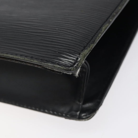 LOUIS VUITTON Epi Monceau 28 Hand Bag Black M52122 LV Auth ep8464