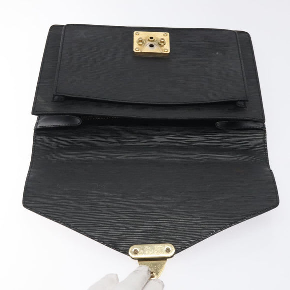 LOUIS VUITTON Epi Monceau 28 Hand Bag Black M52122 LV Auth ep8464