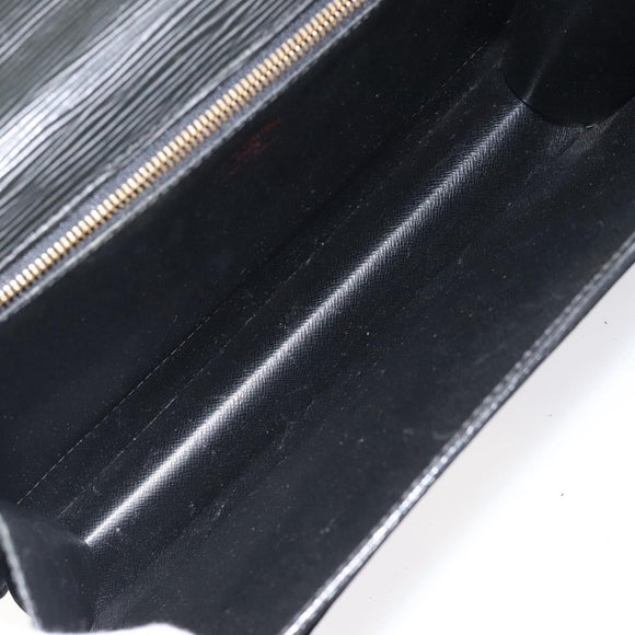 LOUIS VUITTON Epi Monceau 28 Hand Bag Black M52122 LV Auth ep8464