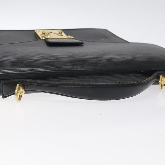 LOUIS VUITTON Epi Monceau 28 Hand Bag Black M52122 LV Auth ep8464