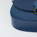 LOUIS VUITTON Epi Saint Cloud GM Shoulder Bag Toledo Blue M52195 LV Auth ep8466-10