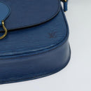 LOUIS VUITTON Epi Saint Cloud GM Shoulder Bag Toledo Blue M52195 LV Auth ep8466-11
