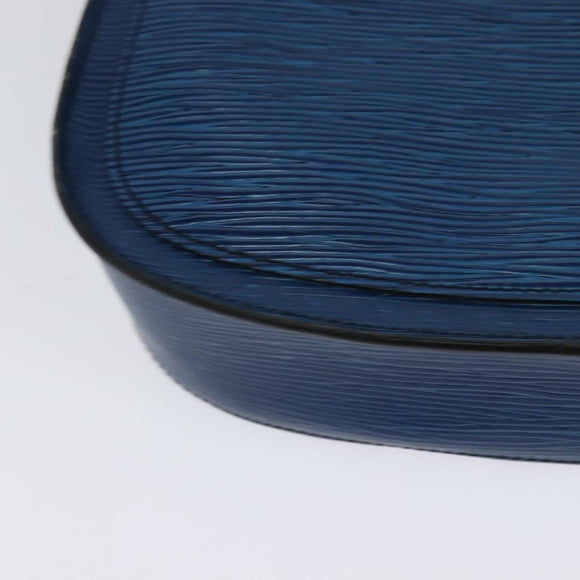 LOUIS VUITTON Epi Saint Cloud GM Shoulder Bag Toledo Blue M52195 LV Auth ep8466