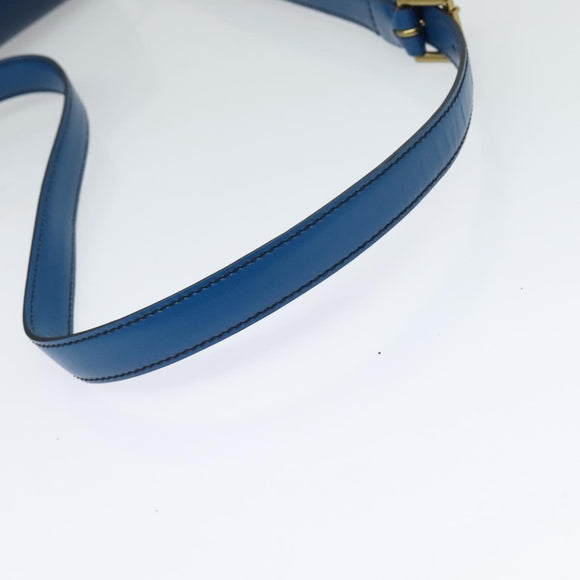 LOUIS VUITTON Epi Saint Cloud GM Shoulder Bag Toledo Blue M52195 LV Auth ep8466
