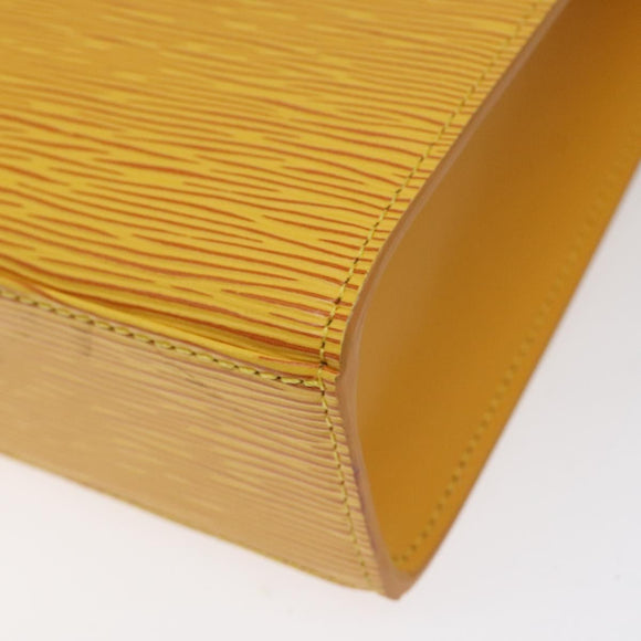 LOUIS VUITTON Epi Malesherbes Hand Bag Tassili Yellow Jonne M52379 Auth ep8467