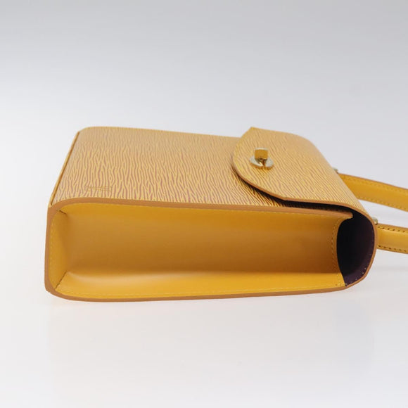 LOUIS VUITTON Epi Malesherbes Hand Bag Tassili Yellow Jonne M52379 Auth ep8467
