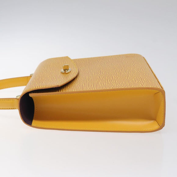 LOUIS VUITTON Epi Malesherbes Hand Bag Tassili Yellow Jonne M52379 Auth ep8467
