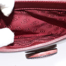 CARTIER Shoulder Bag Leather Red Auth ep8473-20