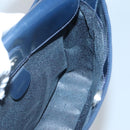 GUCCI Patent leather Shoulder Bag Navy Silver 000 1046 0506 Auth ep8474-18